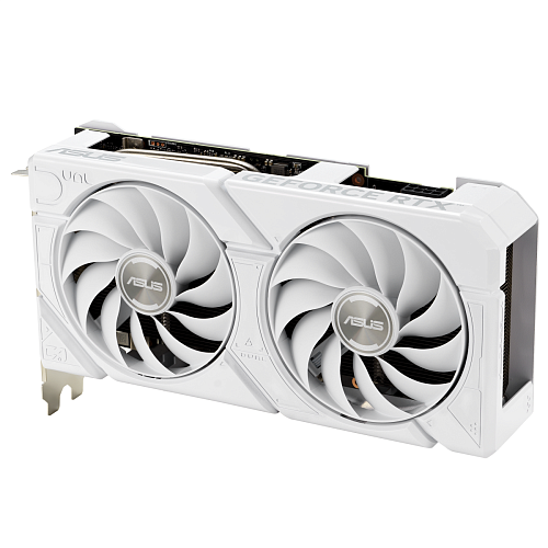 Видеокарта/ VGA ASUS NVIDIA GeForce DUAL-RTX4060-O8G-EVO-WHITE 8GB, GDDR6/128-bit, PCIe 4.0, 1xHDMI 2.1a, 3xDP, 2.5-slot 90YV0JCB-M0NA00