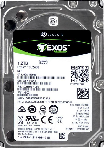 Жесткий диск SEAGATE Жесткий диск/ HDD SAS 1.2Tb 2.5"" Enterprise Performance 10K 12Gb/s 128Mb 1 year warranty