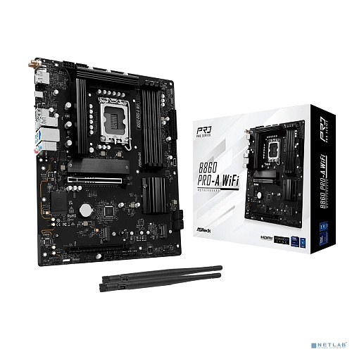 Материнская плата ASRock B860 PRO-A WIFI,