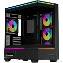 Thermalright Корпус M10 Black FAN4-M / TG / 4x120mm ARGB PWM Fans / USB TYPE-C / mATX / TRTLM10BF4M