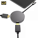 ORIENT Кабель-адаптер C227, USB3.1 Type-C (DisplayPort Alt mode) -> 2 x HDMI F, 4K@30Hz, поддержка режима MST (3 рабочих стола), Win 10/MAC OS/Android