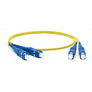 Hyperline FC-D2-9-SC/UR-SC/UR-H-0.5M-LSZH-YL Патч-корд волоконно-оптический (шнур) SM 9/125 (OS2), SC/UPC-SC/UPC, 2.0 мм, duplex, LSZH, 0.5 м