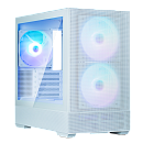 корпус ZALMAN P30 AIR, MATX, WHITE, WINDOW, 2xCombo (3.5'' or 2.5''), 3x2.5", 1xUSB TYPE-C, 1xUSB3.0, FRONT 2x140mm ARGB, REAR 1x140mm ARGB