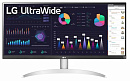 Монитор LG 29" 29WQ600-W White/Silver, 21:9, IPS, 2560x1080, 5ms, 350cd, 100Hz, 1xHDMI, DP, USB-C, SPK