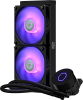 Система охлаждения/ Cooler Master MasterLiquid ML240L V2 RGB (210W, 240mm, RGB, fans: 2x120mm/62CFM/27dBa/1800rpm, 1700/1200/115X/2066/2011-V3/2011