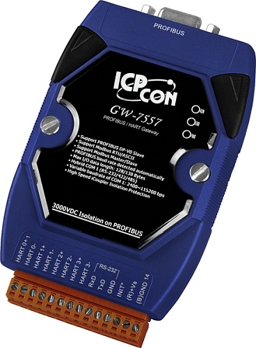 Преобразователь PROFIBUS в HART