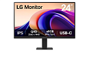 Монитор 23,8" LG 24U631A-B, IPS, 2560 x 1440, 5ms , 250cd, 100Hz, HDMI+USB-C, black, Ex