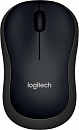 Мышь Logitech B220 Silent черный оптическая 1000dpi silent беспров. USB 2but (910-005553)