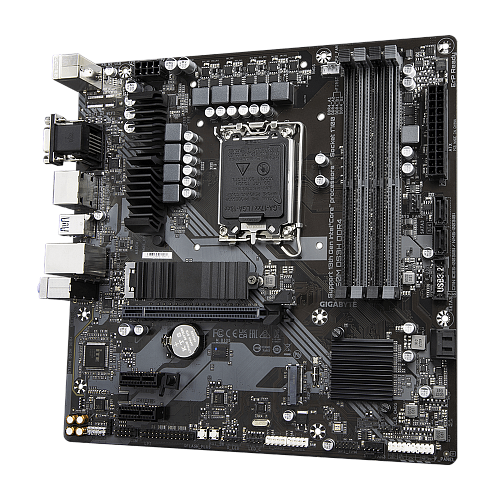 Материнская плата Gigabyte B760M DS3H DDR4, Socket 1700, Intel®B760, 4xDDR4-3200, D-SUB+HDMI+DP+DP, 1xPCI-Ex16, 2xPCI-Ex1, 4xSATA3(RAID 0/1/5/10), 2xM