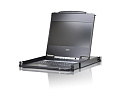 КВМ консоль ATEN 17.3" Single Rail LCD Console (USB, HDMI / DVI / VGA, 1920x1080)