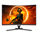 31,5" AOC C32G3AE Curved 1000R 1920x1080 165Гц VA WLED 16:9 4ms 2*HDMI DP 3000:1 80M:1 178/178 300cd 2*Speakers5W Tilt Black/Red