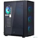 1STPLAYER Go6 ARGB Black / ATX / 4x120mm ARGB fans / Go6-BK-4F7