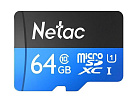 Карта памяти MICRO SDHC 64GB NT02P500STN-064G-S NETAC