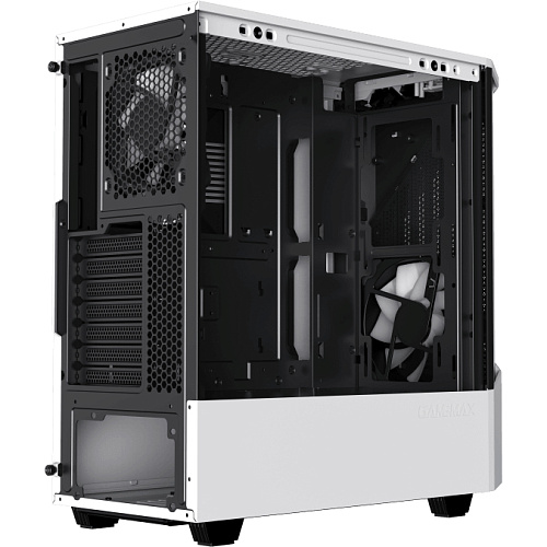 Компьютерный корпус, без блока питания ATX/ Gamemax Contac COC WB ATX case, black/white, w/o PSU, w/2xUSB3.0, w/1x14cm ARGB front