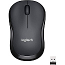 Мышь беспроводная Logitech M221 Silent charcoal (USB, оптическая, 1000dpi) (910-004882)