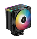 Кулер для процессора DEEPCOOL AG500 BK ARGB V2 LGA1700/1200/115X/AM5/AM4 (12шт/кор, TDP 240W, PWM, ARGB Fan 120mm, 5 тепл. трубок) RET