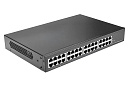 PoE-инжектор Gigabit Ethernet на 16 портов. Соответствует стандартам PoE IEEE 802.3af/at. Автоматическое определение PoE устройств. Мощность PoE на