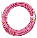 Патч-корд ВО Cabeus FOP-50-OM4-LC-LC-5m Шнур оптический duplex LC-LC 50/125 mm OM4 5м LSZH