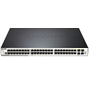 Коммутатор D-Link SMB D-Link DGS-3120-48PC/B1ASI Управляемый L2+ стекируемый с 44 портами 10/100/1000Base-T, 4 комбо-портами 100/1000Base-T/SFP и 2 портами 10GBa