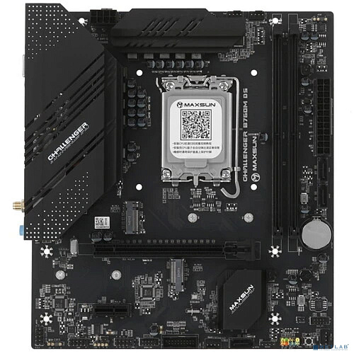 MAXSUN MS-Challenger B760M D5 WIFI (Socket 1700, mATX, 2*DDR5, VGA/HDMI, 3*SATA3, 2*M.2, 1*PCIEx16/1*PCIEx1, 2*USB2.0, 4*USB 3.2, LAN 1*1G, Bluetooth,