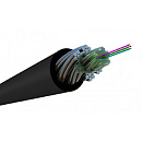 Hyperline FO-AWS2-OUT-9-2-PE-BK Кабель волоконно-оптический 9/­125 (G.652D) одномодовый, 2 волокна, гибкий, бронированный, волокна в канате из стальны