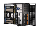 Серверная платформа Supermicro SuperServer GPU Tower 741GE-TNRT noCPU(2)4rd Gen Xeon Scalable/TDP 350W/no DIMM(16)/ SATARAID HDD(8)LFF/2xM.2 NVMe 3xFH