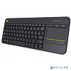 920-007147 Logitech Клавиатура K400 Wireless Touch Plus USB RTL заводская гравировка RU/LAT