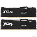 Память оперативная/ Kingston 16GB 6000MT/s DDR5 CL30 DIMM (Kit of 2) FURY Beast RGB EXPO