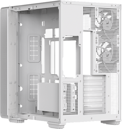 корпус Formula V Line Crystal Z7 PA White, ATX, TYPE-C*1, USB3.0*1, Front+Side Glass, SIDE 3x PERFORMANCE ARGB, REAR 2x PERFORMANCE ARGB