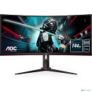 LCD AOC 34" CU34G2X Black-Red {VA curved 3440x1440 144Hz 1ms 178/178 300cd 2xHDMI2.0 2xDisplayPort HAS}
