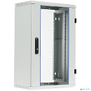 ЦМО Шкаф телекоммуникационный настенный разборный 18U (600х350) дверь Стекло (ШРН-Э-18.350) (1 коробка)