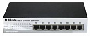 Коммутатор D-LINK DES-1210-08P/C2A 8x100Mb 8PoE 72W настраиваемый