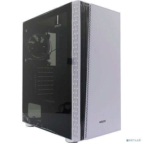 Ginzzu CL220 White FAN 12LED USB3.0 Window