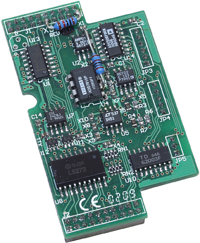 Плата расширения для контроллеров серий I-7188XB/XG/EX/EG, μPAC-7186EX/EG/FD/SM, 7 каналов АЦП и 1 канал ЦАП, 2 DO, 2 DI