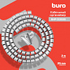 Кабельный органайзер Buro BHP CG252S Spiral Hose 25x2000mm Silver