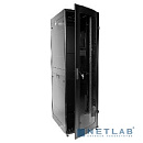 ЦМО Шкаф телекоммуникационный напольный ПРОФ универсальный 42U (600x800) дверь стекло, чёрный, в сборе (ШТК-МП-42.6.8-1ААА-9005)