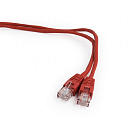 Патч-корд UTP Cablexpert PP12-1.5M/R кат.5e, 1.5м, литой, многожильный (красный) (078146)