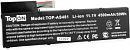 Батарея для ноутбука TopON TOP-AS481 11.1V 4500mAh литиево-ионная (103182)