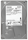 Жесткий диск Toshiba Surveillance HDD 3.5" SATA 4Tb, 5400rpm, 128MB buffer, 512e, SMR, DT02ABA400V, 1 year