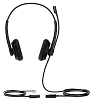 Гарнитура YEALINK YHS34 Lite Dual Дуо, Проводная, HD звук, QD, RJ9, шт