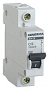 Выключатель автоматический IEK MVA25-1-016-C Generica 16A тип C 4.5kA 1П 230/400В 1мод серый (упак.:1шт)
