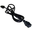 Шнур питания Шнур питания C19-C20, 3х1.5, 220В, 16А, черный, 0.5 метра