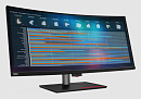 Монитор Lenovo 39.7" P40w-20 Black/Red Curved 2500R, 21:9, IPS, 5120 x 2160, 4ms, 300cd, 75Hz, 1xHDMI, 1xDP, 2xThunderbolt, 4xUSB, USB-C, LAN, HAS