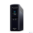 CyberPower CP1600EPFCLCD ИБП {Line-Interactive, Tower, 1600VA/1000W USB/RS-232/RJ11/45/USB/SNMPslot charger A/С (6 EURO) 12В/9 Ач х 2 NEW}