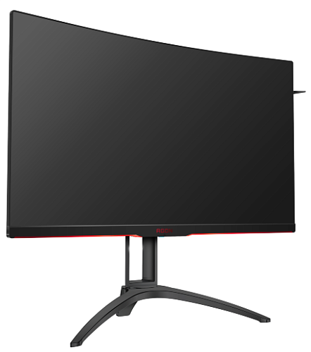 31.5" AOC AGON AG322QC4 Curved 1800R 2560x1440@144Hz VA LED 16:9 4ms VGA 2*HDMI DP 2*USB3.0 80M:1 3000:1 178/178 400cd HAS Tilt Swivel Speakers Microp