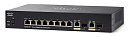 Коммутатор CISCO [SG250-10P-K9-EU] SB SG250-10P 10-port Gigabit PoE Switch