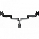Wize DSA22P Настольное креплениедля двух дисплеев 10"- 32" {VESA 75x75, 100x100 мм, нагрузка на один дисплей 11 кг, наклон +15°/-5°, поворот 90/30°,ч