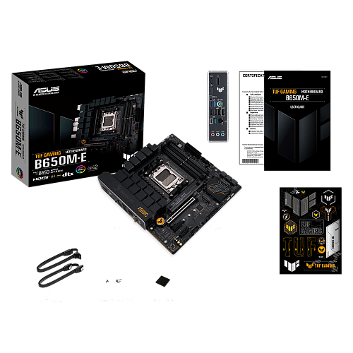 Материнская плата ASUS TUF GAMING B650M-E AM5 mATX 4xDDR5 PCIEx16 2xPCIEx1 2xM.2 USB-C 2xDP HDMI 2.5GLAN