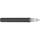 Rexant (01-2222) Кабель коаксиальный RG-6U, 75Ом, Cu/Al/Cu, 64%, 100м, OUTDOOR, черный