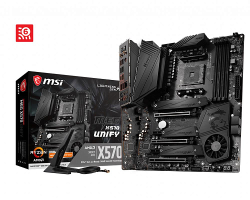 Материнская плата AMD X570 SAM4 ATX MEG X570 UNIFY MSI